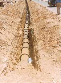 Work on laying of underground sewerage in progress in Kalka.