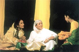 Suchitra Pillai, Shernaz Patel and Neha Dubey in Womanly Voices
