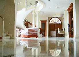 An inside view of the Sector 9 house of a former Punjab Chief Minister Parkash Singh Badal, which was shown to mediapersons on Saturday