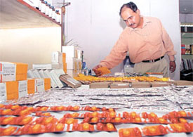 The rich haul of spurious drugs on display in the Capital