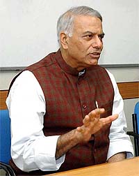 External Affairs Minister Yashwant Sinha 