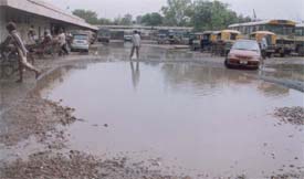 Waterlogging during rainy season causes a lot of inconvenience to commuters