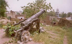 A file photo of the historic cannon