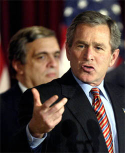 CIA Director George Tenet took responsibility on Friday for President George W. Bushs false accusation that Iraq was trying to obtain uranium from Africa