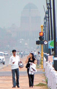 Thank God, Rajpath is not waterlogged