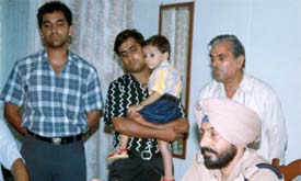 Mr Gurpreet Singh, SP, addresses mediapersons after recovering 3-year-old Rahul