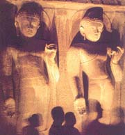 Buddha image in a Cave-4 at Ajanta