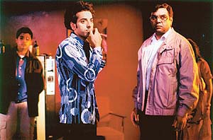 Aalok Mehta (left) and Paresh Rawal in American Chai