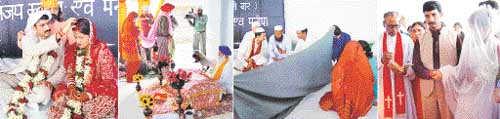 A unique wedding