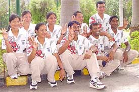 The Indian men's and women's archery teams