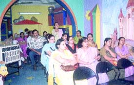 The parents at an interactive session organised by Learners Castle