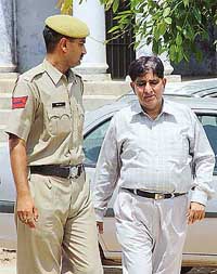 ISO Franchisee SC Katyal being produced at a court in Ambala