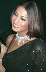 Model and actress Bipasha Basu displays Cygnus range of fine diamond jewellery