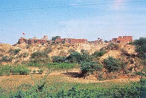 The dilapidated fort of Shergarh at Dholpur