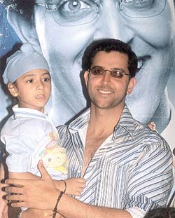 Hrithik Roshan at a press conference in the Capital