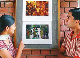 Photographs by Rajrishi Garg, who is the first student to exhibit his works at Chandigarh Architecture Colleges recently developed gallery.