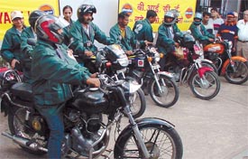 Riders all set for a motorbike expedition to Ladakh in the Capital on Monday