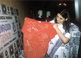 Maneka Gandhi, chairperson, People for Animals, at a press conference on Compassion in Fashion