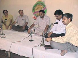 Poets from Rohtak and Bahadurgarh remember martyrs at a Kavya Sandhya organised at Lions Club in Rohtak