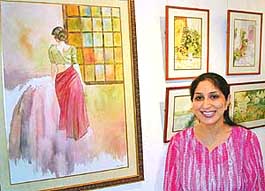 Geetika Kohlis 48 water colours will be inaugurated at Art Folio in Sector 9, Chandigarh, on Wednesday. 