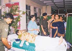 A blood donation camp was organised by the Army Wives Welfare Association at Command Hospital to mark its 38th anniversary in Chandimandir
