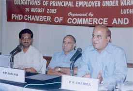 The PHD Chamber of Commerce and Industry organised a seminar on contract labour 