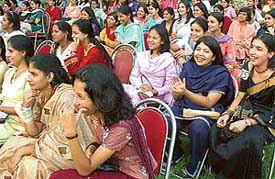 Students of Raja Ram Mohan Roy Institute of Vocational Studies, Sector 27