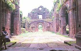 Walking around the fort is a trip down history lane