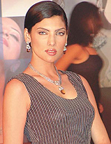A model at the launch of Amaris, a new diamond collection from Khanna Jewellers, at a fashion show in the Capital on Monday.