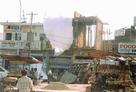 Illegal construction activity going on within 350 feet area along the GT Road in contravention of rules