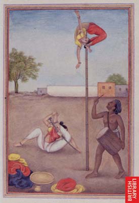 Acrobats in James Skinners tashrih al-aqvam