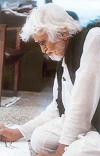 M.F. Husain turns 88 on September 17