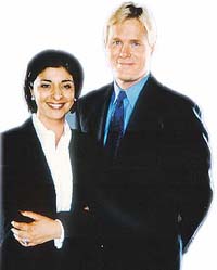 Your World Today anchors Michael Holmes & Daljit Dhaliwal: SMS contest