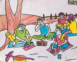 Divyanshi, Class V A