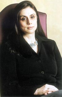 Alpana Gujral in a self-designed piece