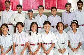 Students from economically weaker sections who were admitted to DC Model Senior Secondary School, Panchkula, showed excellent results after a year of coaching.