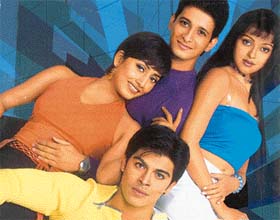Sahil Khan, Sharman Joshi, Jaya Seal and Sonali Joshi in Excuse Me