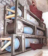 Three non-explosive Israeli missiles seized by the police form a house in South Delhi 