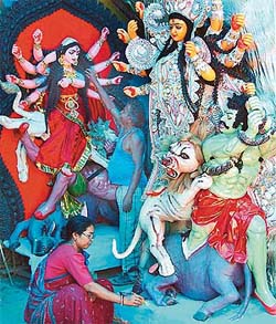 Durga Puja celebrations have undergone a change with time