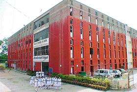 A view of DAV Model School, Sector 15, Chandigarh.