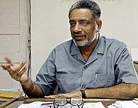 Dr Ramesh Kumar, Principal of MLN College, Yamunanagar. 