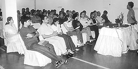 An open house in progress at British Library in Chandigarh. 