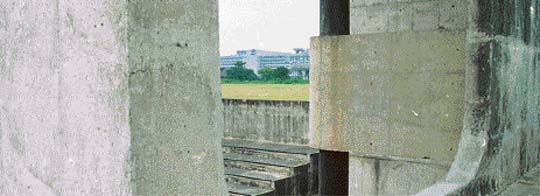 The Secretariat as seen from the Open Hand monument
