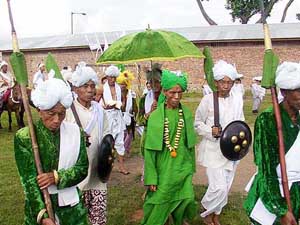 The elders of the Royal Palace attend the 'Kwak Tanba