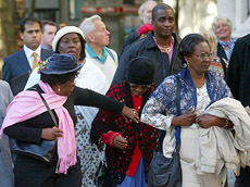 A group of islanders from the remote island of Diego Garcia