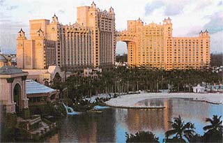 A view of the magnificent Hotel Atlantis