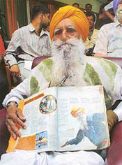 Veteran athlete Baba Joginder Singh, who died aged 112 years at Patiala 