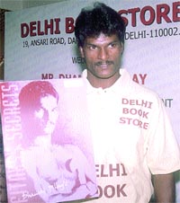 Dhanraj Pillai announcing his maiden venture in writing a book on fitness
