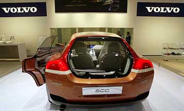 Volvo's Safety Concept Car is seen at the Sydney motor show 