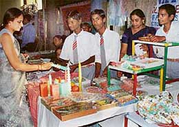 Children from the Vatika School for Deaf and Dumb